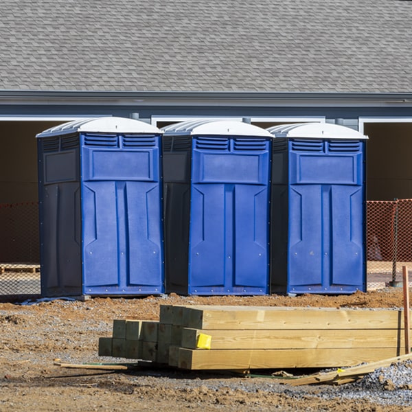 how do you ensure the portable toilets are secure and safe from vandalism during an event in Cazenovia WI